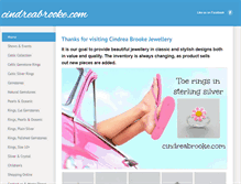 Tablet Screenshot of cindreabrooke.com